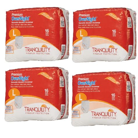 Tranquility Premium Overnight Absorbent Underwear Large Disposable