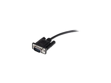 Startech M Black Straight Through Db Rs Serial Cable M F