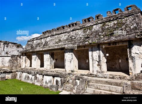 Temple of Palenque, an ancient mayan ruin, located in Palenque, Yucatan, Mexico Stock Photo - Alamy