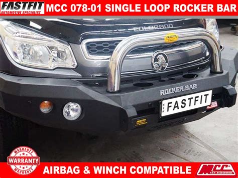 Shop Mcc Single Loop Stainless Steel Rocker Bullbar To Suit