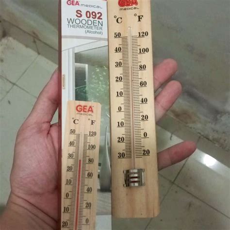 Jual Termometer Ruangan Kayu Gea Thermometer Ruangan Wooden