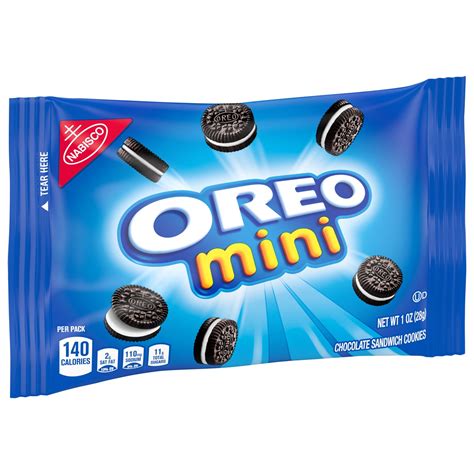 OREO Mini Chocolate Sandwich Cookies 1 Oz Snack Pack 1 2 Oz Shipt