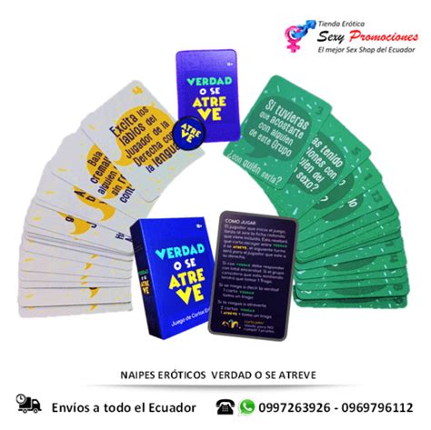 Juego Naipes Eróticos Verdad o Reto SexyPromociones Tienda Sex Shop