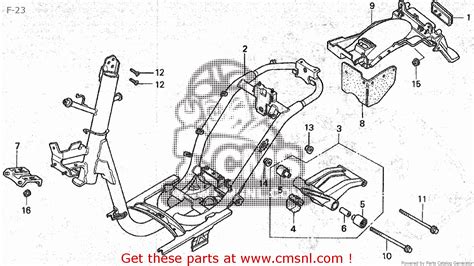 50100gz5700 Body Comp Frame Honda Buy The 50100 Gz5 700 At Cmsnl