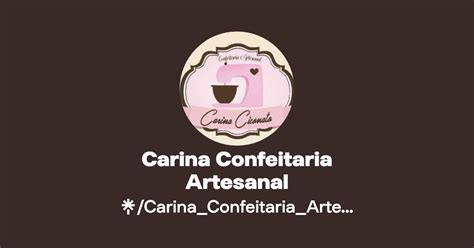 Carina Confeitaria Artesanal Instagram Facebook Linktree