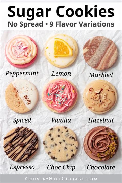 spread sugar cookies  baking powder  baking soda recipe