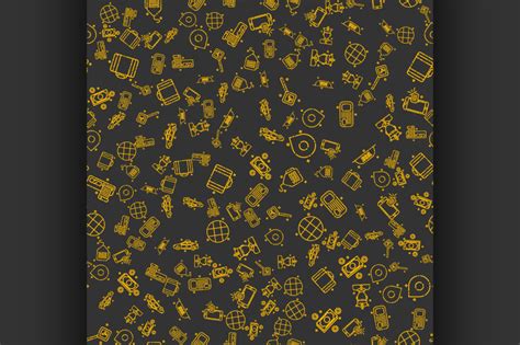 Taxi Set Pattern By Netkoff Thehungryjpeg