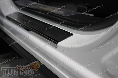 Накладки на пороги Мазда СХ-5 (защитные накладки Mazda CX-5) Nataniko ...