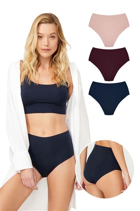 Cottonhill Yüksek Bel Basic Lazer Kesim Bikini Külot lü Paket Fiyatı Yorumları