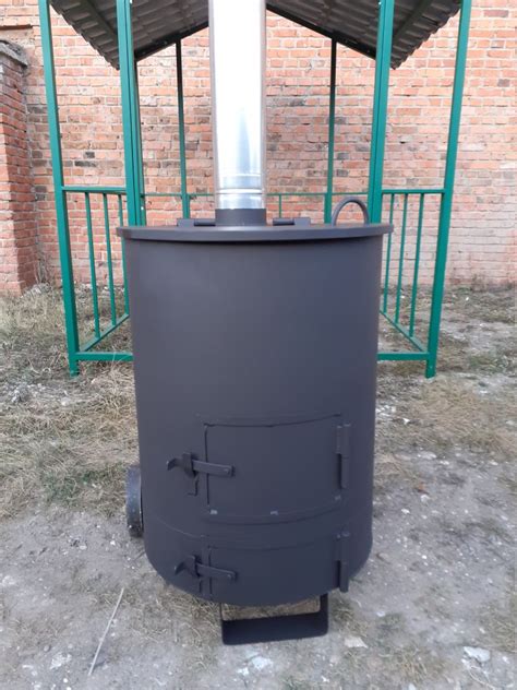 печь для сжигания мусора Смуглянка 200 литров