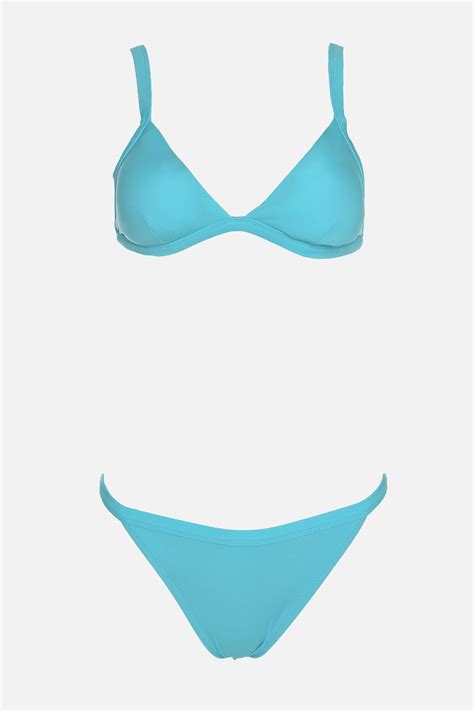 TRENDYOLMİLLA Mavi Üçgen Bikini Takımı TBESS BT Fiyatı Yorumları Trendyolmilla