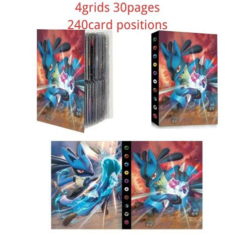 Porte Album de Collection de Cartes Pokémon pour Enfant Mewtwo