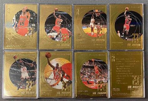 8 1997 Upper Deck 23 Nights 22kt Gold Michael Jordan Cards Matthew