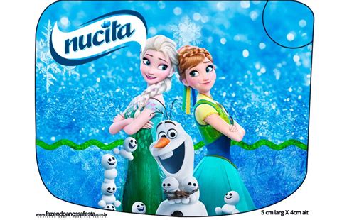 Creminho Nucita Frozen Febre Congelante Fazendo A Nossa Festa