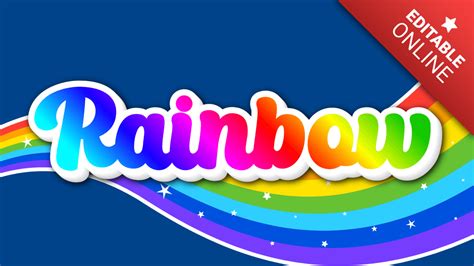 Rainbow Font Style | Text Effect Generator