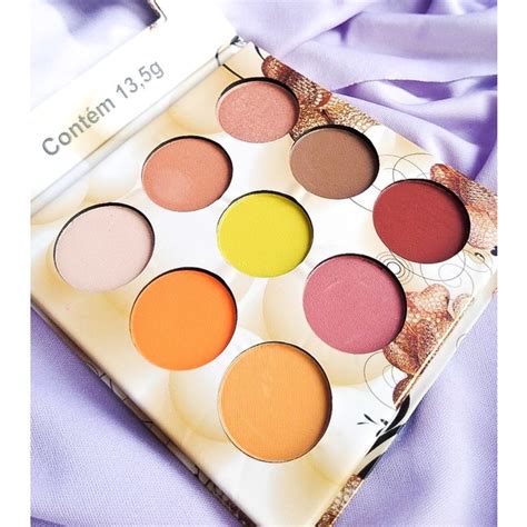 Paleta De Sombras Nude Nuances Ludurana Shopee Brasil