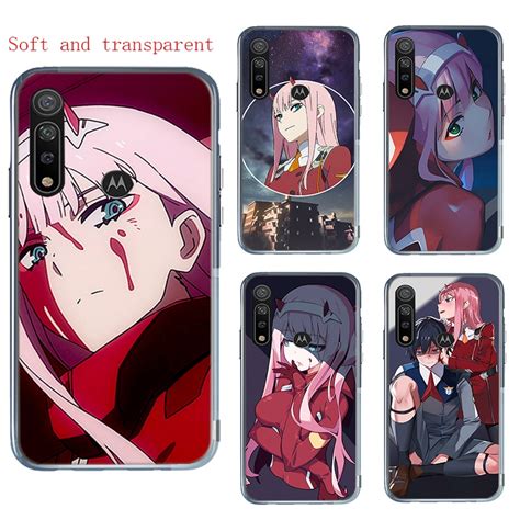 Darling In The FranXX Funda Blanda Para Motorola Moto G9 Play G7 G6