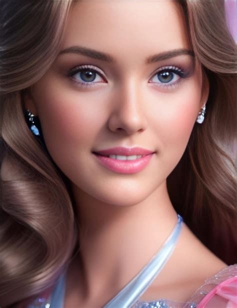 Premium Ai Image Beautiful Barbie Glamorous Realistic And Perfect