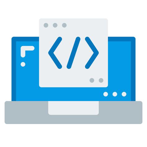 coding generic flat icon