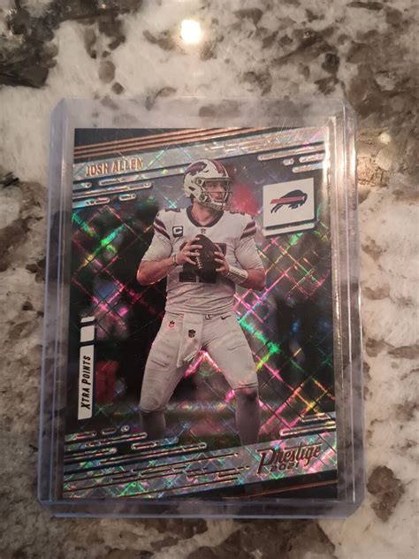 Josh Allen Panini Prestige Holo Diamond Xtra Points Buffalo