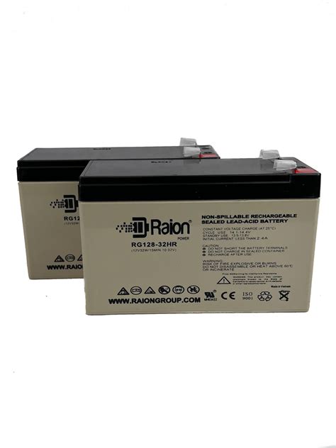 Apc Back Ups Pro Br 1500va Br1500m2 Lm 12v 75ah Battery 2 Pack