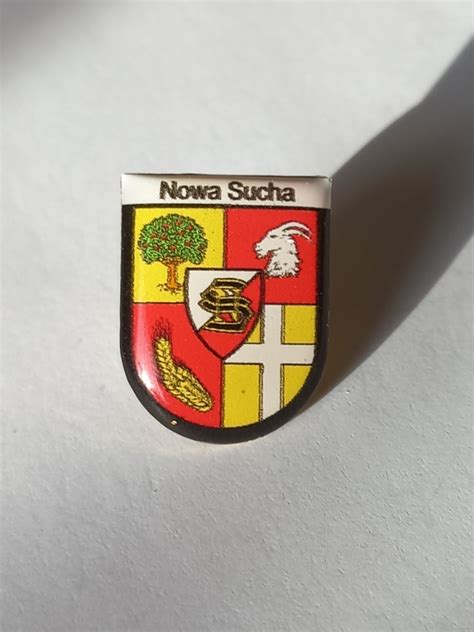 Herb Gmina Nowa Sucha Przypinka Pin Odznaka Wpinka Siedlce Kup