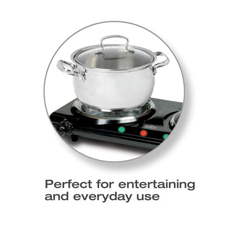 Snapklik Salton Portable Double Cooktop