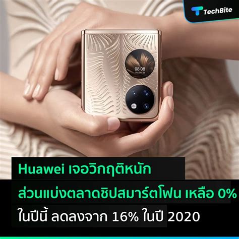 [เบื่อเมือง] Huawei เจอวิกฤติหนัก ส่วนแบ่งตลาดชิปสมาร์ตโฟน เหลือ 0 ในปีนี้ ลดลงจาก 16 ในปี