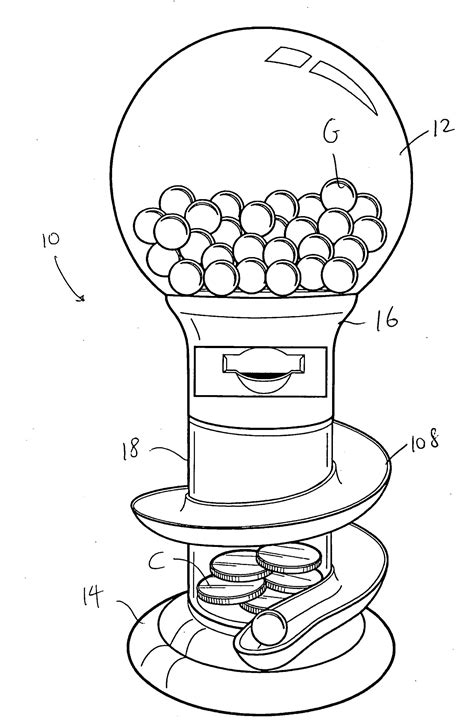 Printable Gumball Machine Coloring Page, Web printable gumball machine