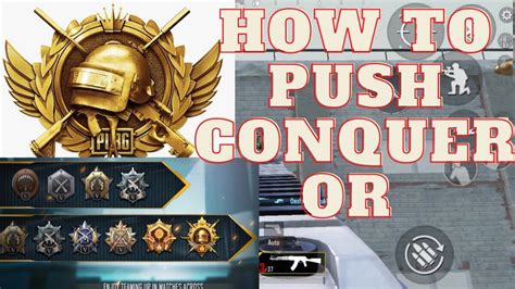 HOW TO PUSH CONQUEROR IN BGMI CONQUEROR PUSH TIPS AND TRICKS IN SOLO