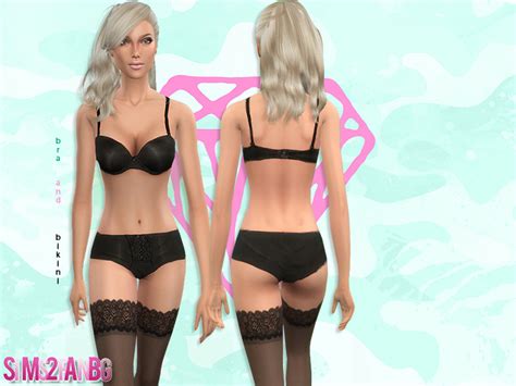 The Sims Resource Black Lingerie Set