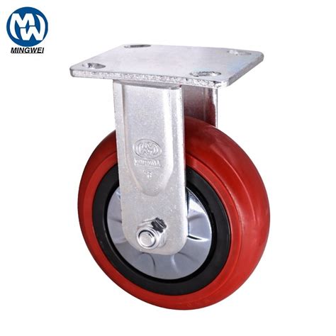 6inch Heavy Duty Fixed Caster PVC Castor Korean Caster Wheel China