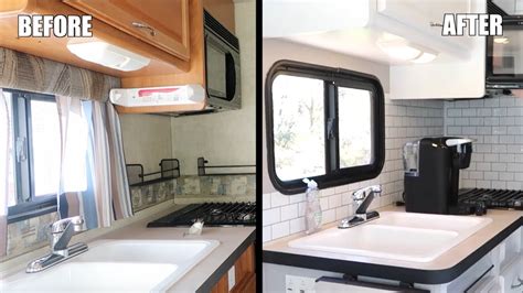 Before And After Rv Renovation Complete Remodel Youtube