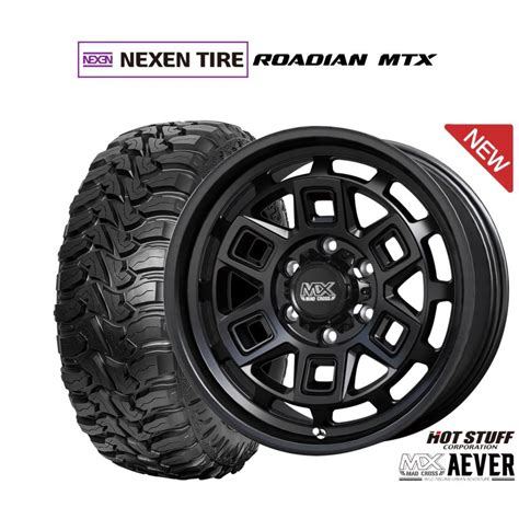 HOT STUFF オフロードタイヤ ホイール4本セット ホットスタッフ マッドクロス アイヴァー NEXEN ネクセン ROADIAN