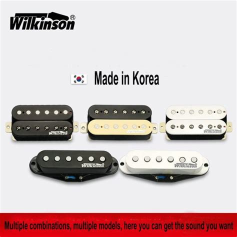 Guitar Pickups Original Wilkinson Alnico V Humbucker Pickups Single