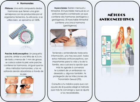 Trípticos De Los Métodos Anticonceptivos 【descargar】