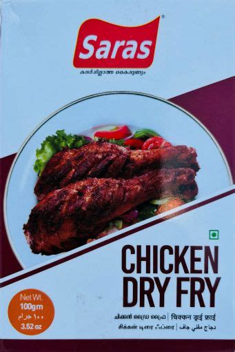 Thomman S Groceries Chicken Dry Fry Masala Saras 100g