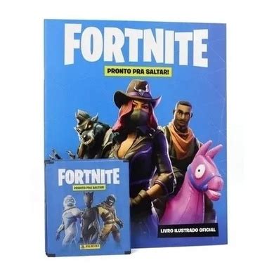 Album Fortnite Panini Oficial 60 Figurinhas Games Shopee Brasil