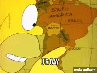 Homer Simpson You Are Gay On Make A
