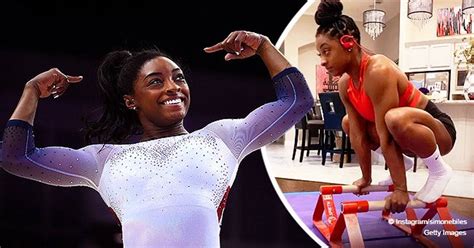 Simone Biles Shares Workout Video Showing Strong Body Amid Quarantine