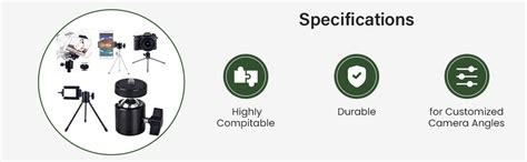 Buy Kamron Hot Shoe Mount Adapter Degree Swivel Mini Ball Head Tripod Screw Head For