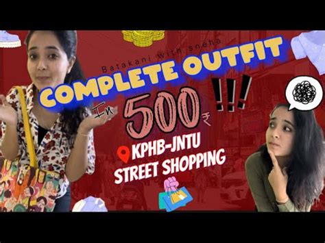 Kphb Jntu Complete Outfit Challenge Kphb Jntu Street Shopping