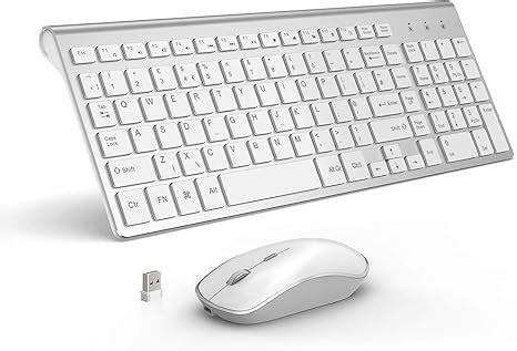 Rechargeable Wireless Keyboard And Mouse J Joyaccess Full Size Ultra