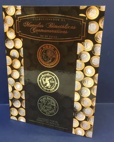 Album Coleccionador De Monedas 20 Pesos Bimetalicas Cuotas sin interés