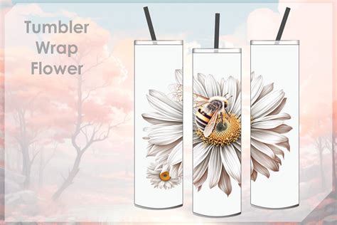 3d Flowers Sublimation Tumbler Wrap Png Graphic By Kiangdigiart