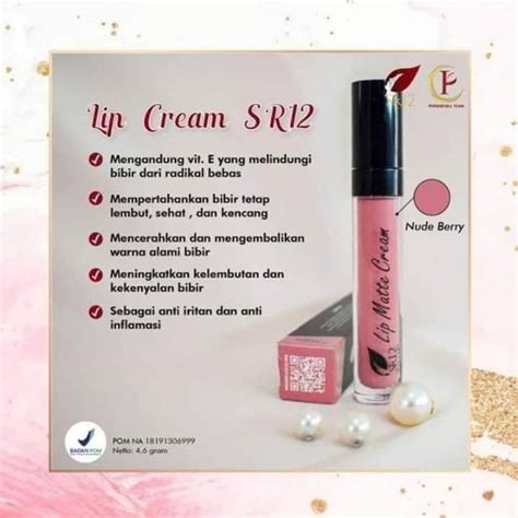 Jual Sr Lip Matte Cream Nude Berry Sr Shopee Indonesia