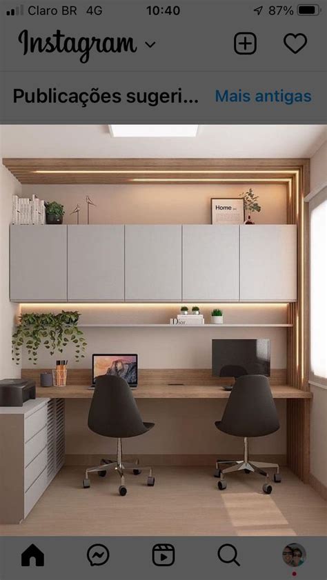 Tiny Home Office Modern Home Offices Small Office Design Small Home