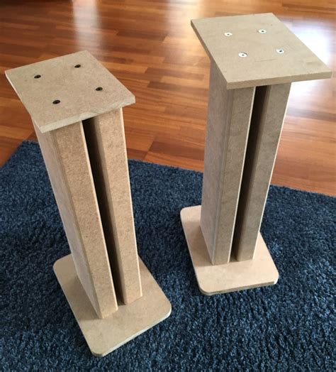 DIY Dual Column Speaker Stands