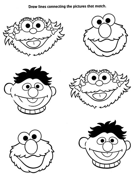 Sesame Street Printable Characters