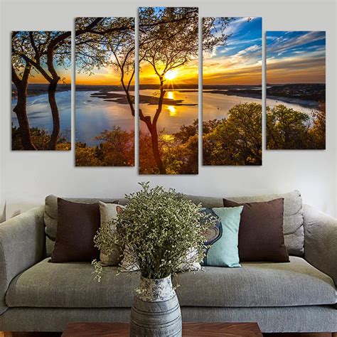 Posters Tableau Wall Art Home Decor Modern Panel Beautiful Sunrise